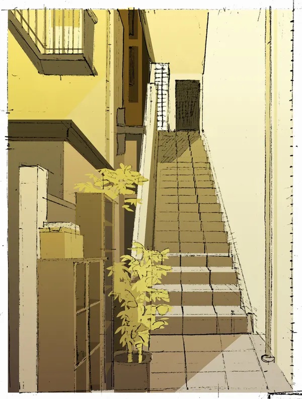Japan Background Sketch 2017