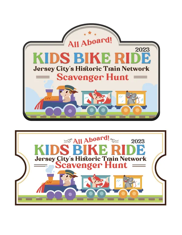Kids Bike Ride Logos 2
